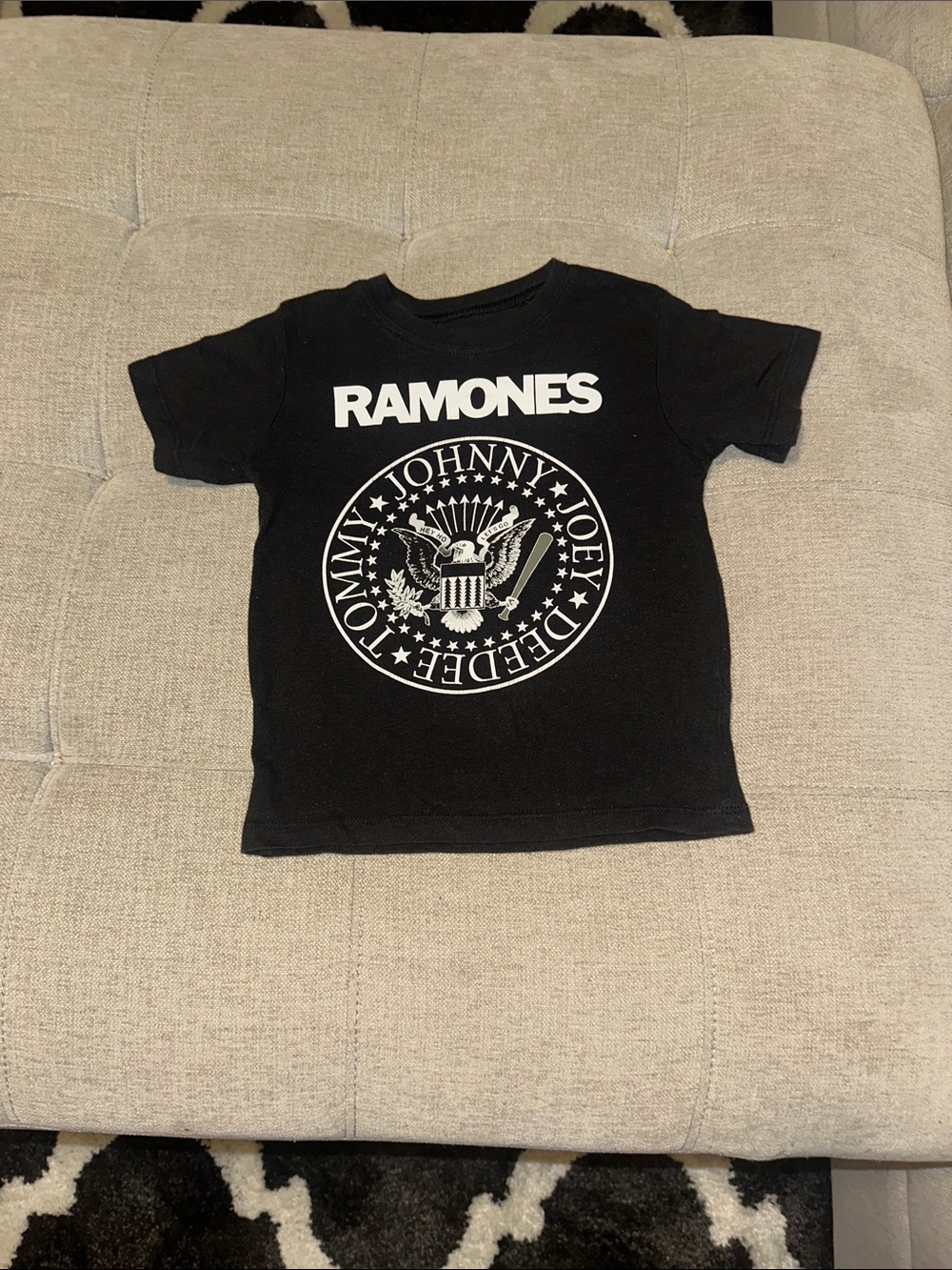 Target Black Ramones Logo Tee